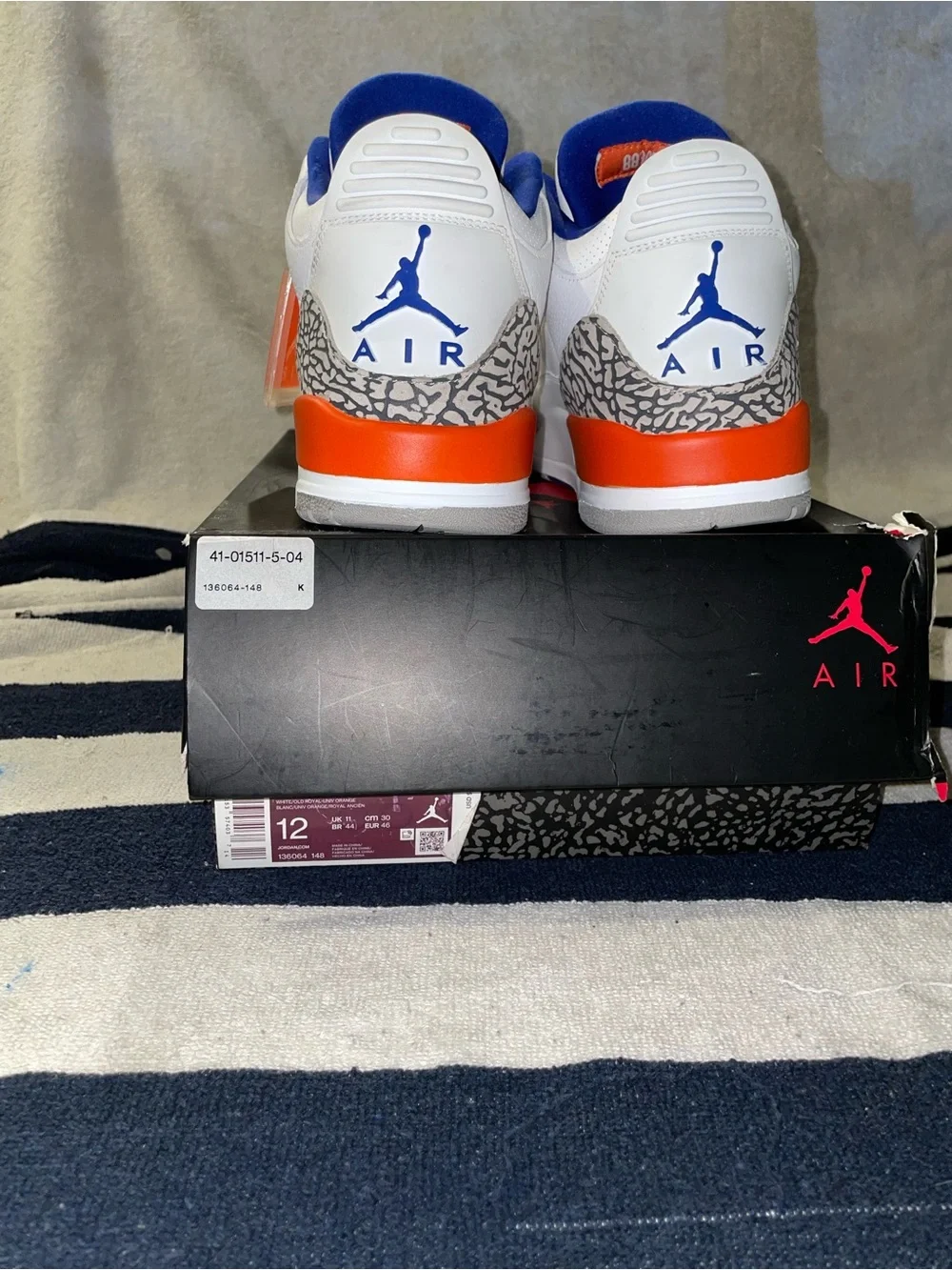 Jordan 3’s OG Knicks